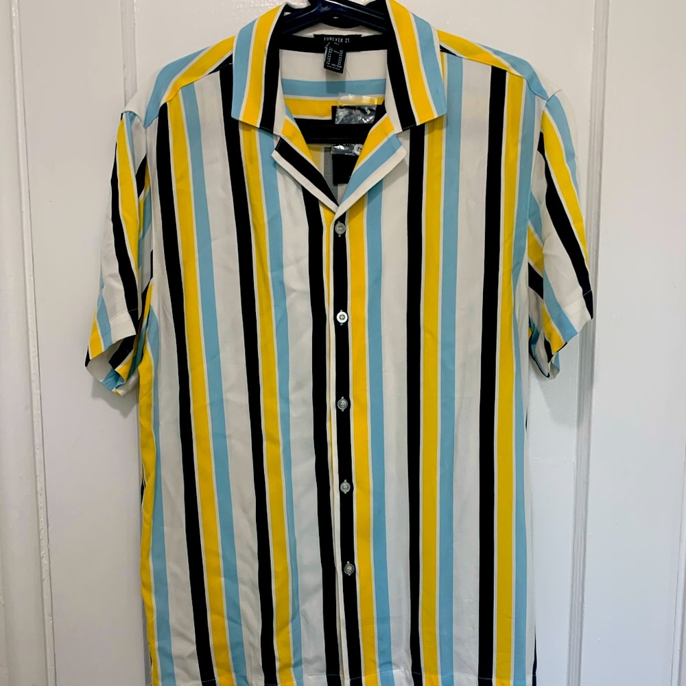 Forever 21 striped button down